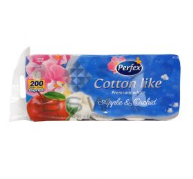 Boni Perfex Cotton Like Premium White, 100% cellulóz WC papír