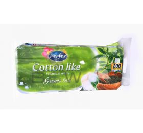 Boni Perfex Cotton Like Premium White, 100% cellulose toilet paper