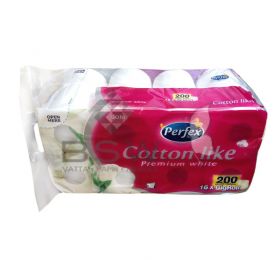 Boni Perfex Cotton Like Premium White, 100% cellulóz WC papír