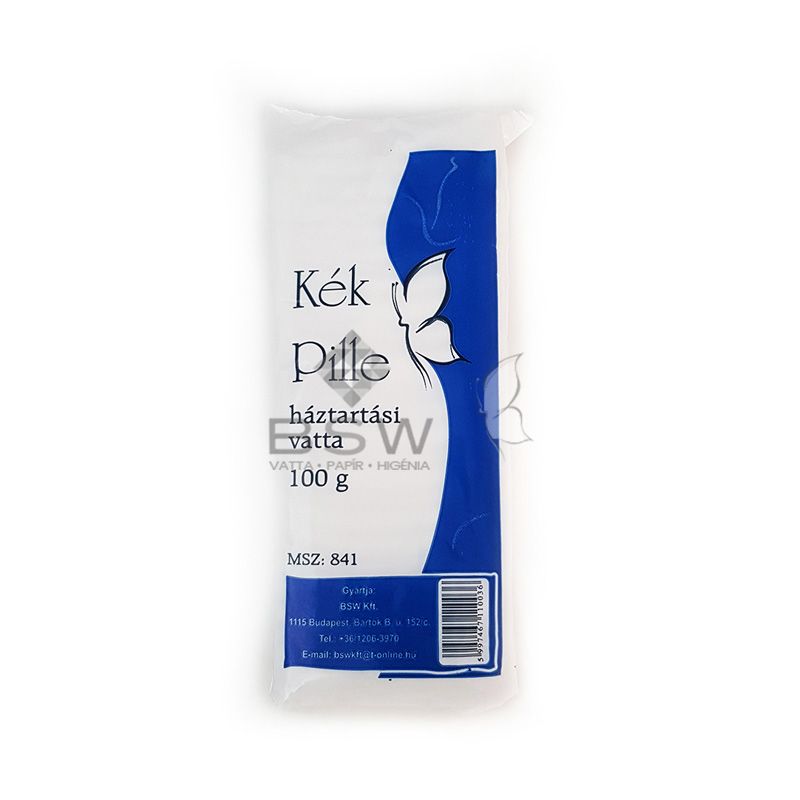 Kék Pille zig-zag cotton wool 100g