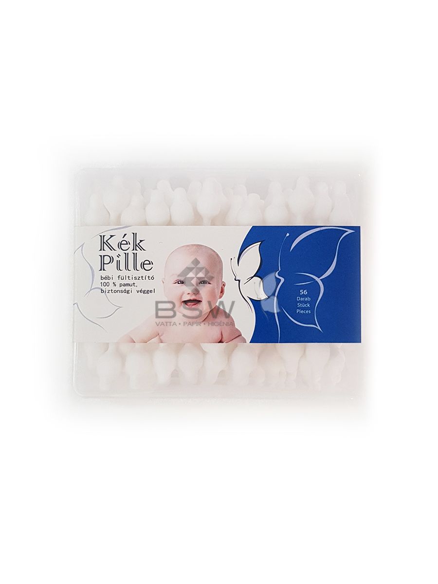 Kék Pille baby cotton buds