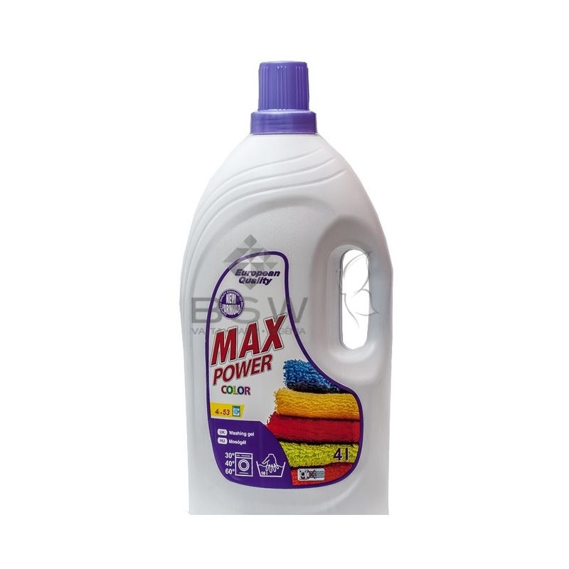 Max Power washing gel, Color